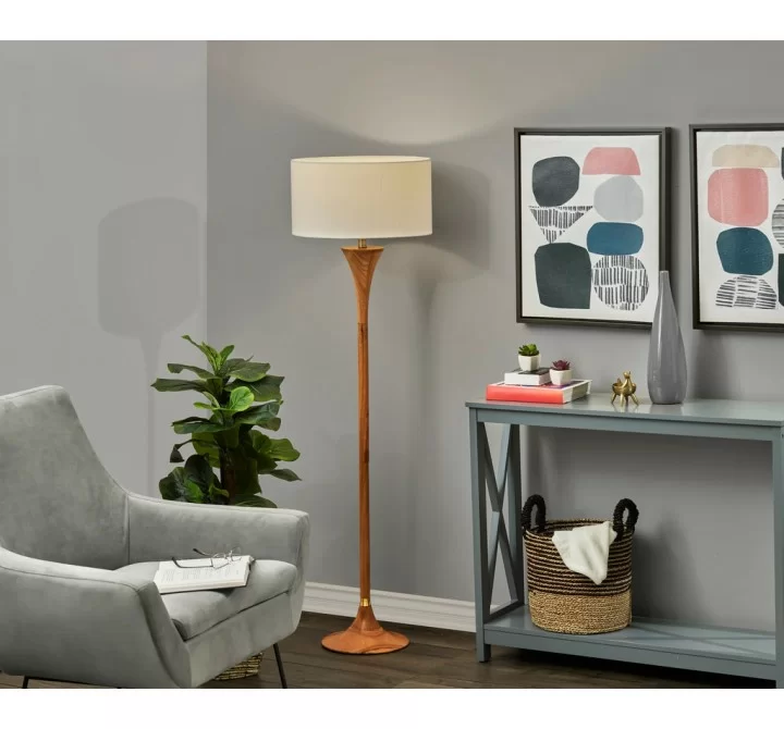 Adesso Rebecca Floor Lamp Beige