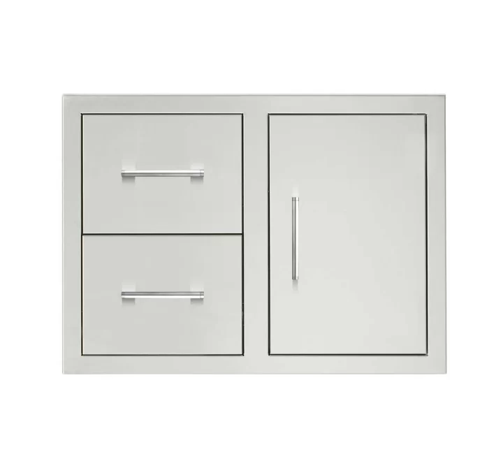 TrueFlame 30" 2-Drawer & Access Door Combo - Front