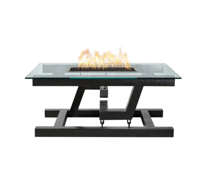 The Outdoor Plus Newton Powder Coated Fire Pit - Floating Appearance
