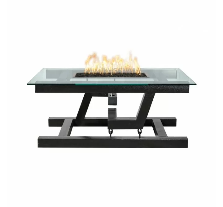The Outdoor Plus Newton Powder Coated Fire Pit - Floating Appearance