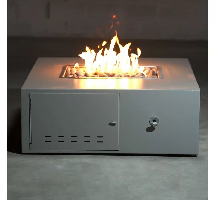 The Outdoor Plus Gallaway Fire Pit Stainless Steel 