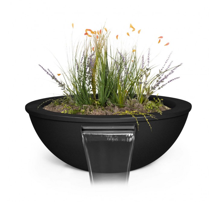 The Outdoor Plus Sedona Powder Coated Planter & Water Bowl
