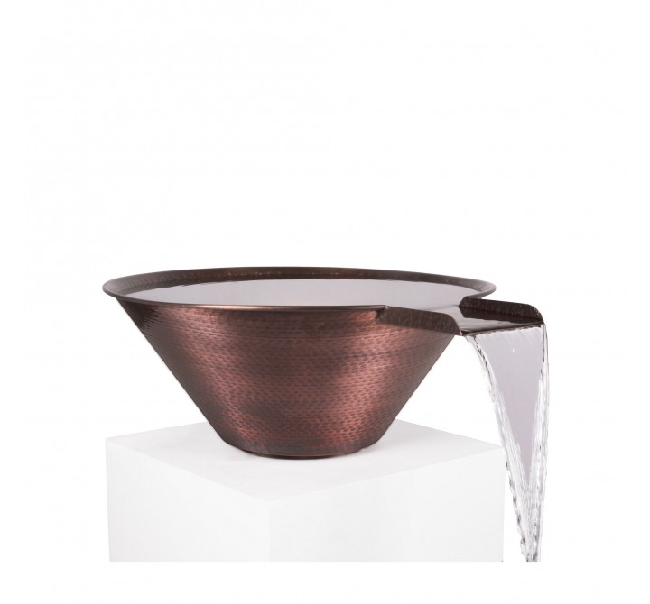 The Outdoor Plus Hammered Copper Water Bowl