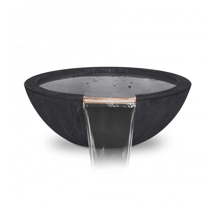 The Outdoor Plus Sedona Wood Grain Water Bowl