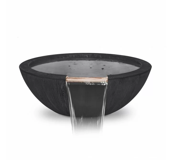 The Outdoor Plus Sedona Wood Grain Water Bowl