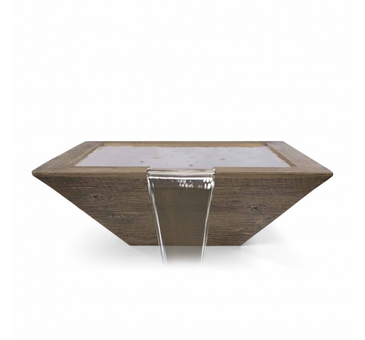 The Outdoor Plus Maya Wood Grain Water Bowl