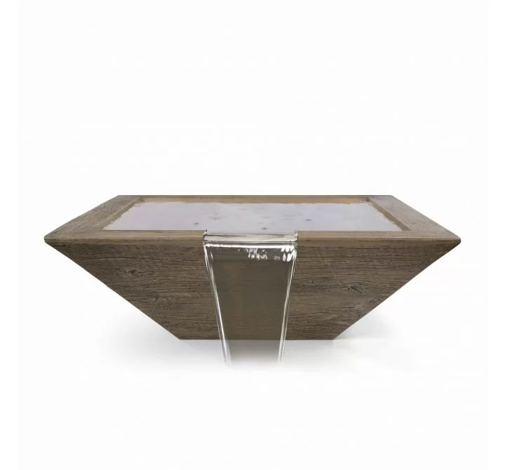 The Outdoor Plus Maya Wood Grain Water Bowl