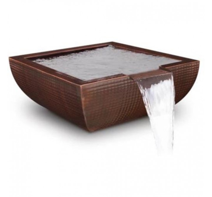 The Outdoor Plus Avalon Hammered Copper Water Bowl