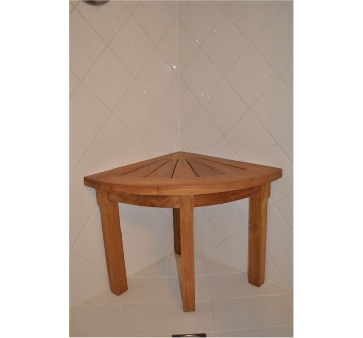 Anderson Teak Shower Corner Stool 