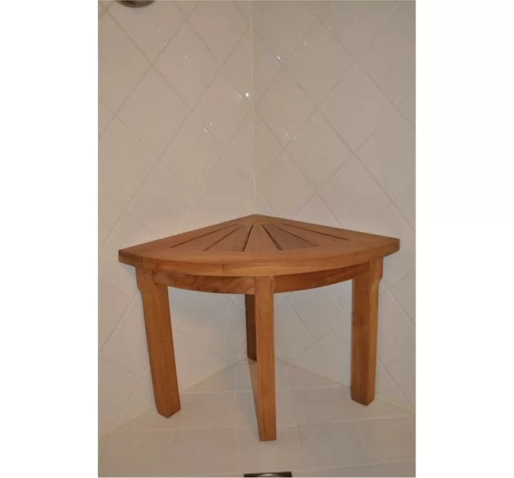 Anderson Teak Shower Corner Stool 