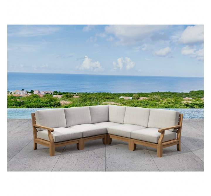Anderson Teak Riviera Luxe 5-Pieces Modular Set