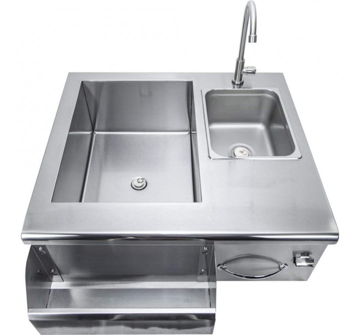 Sole Gourmet Sole Gourmet Built-In Bartender Sink and Cooler 003