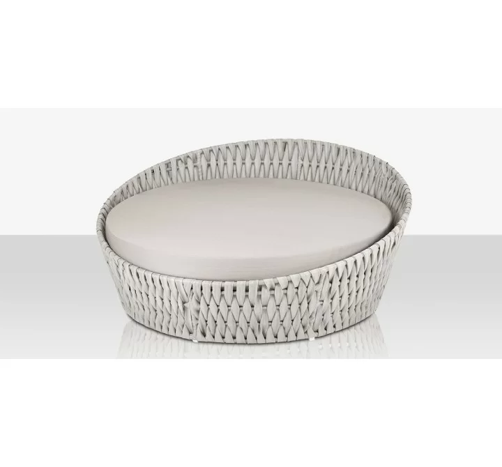 Source Furniture Aria 70" Round Aluminum Cushion Daybed  1