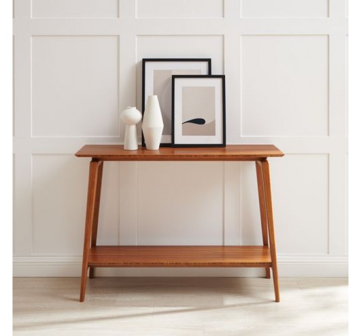 Greenington Antares Console Table, Amber - Lifestyle