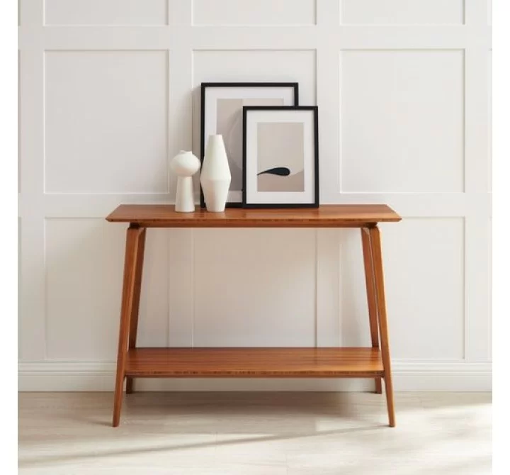 Greenington Antares Console Table, Amber - Lifestyle
