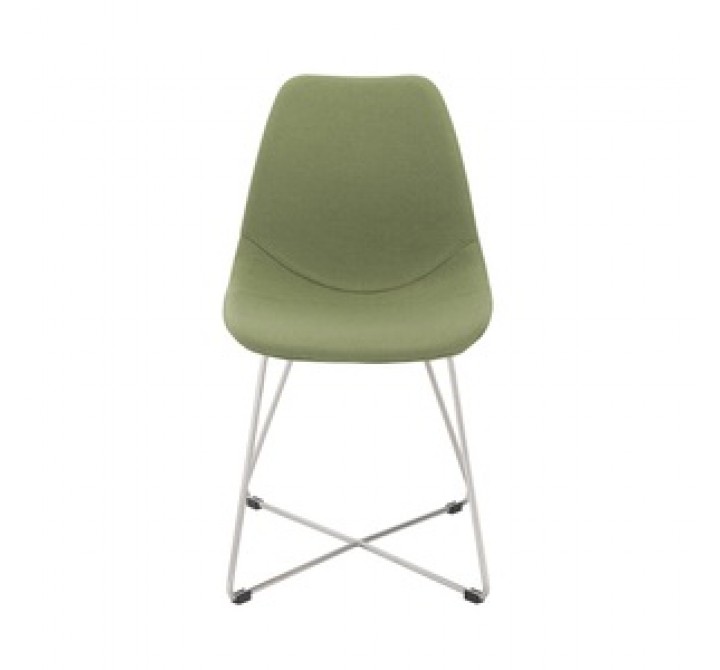 EuroStyle Anahita Side Chair - (Set of 4) Saffron or Green