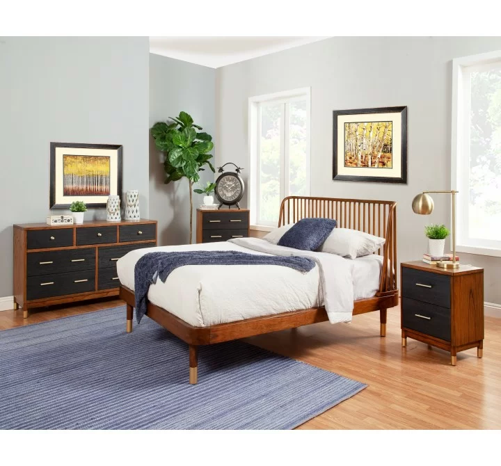 Alpine Furniture Belham Full Platform Bed