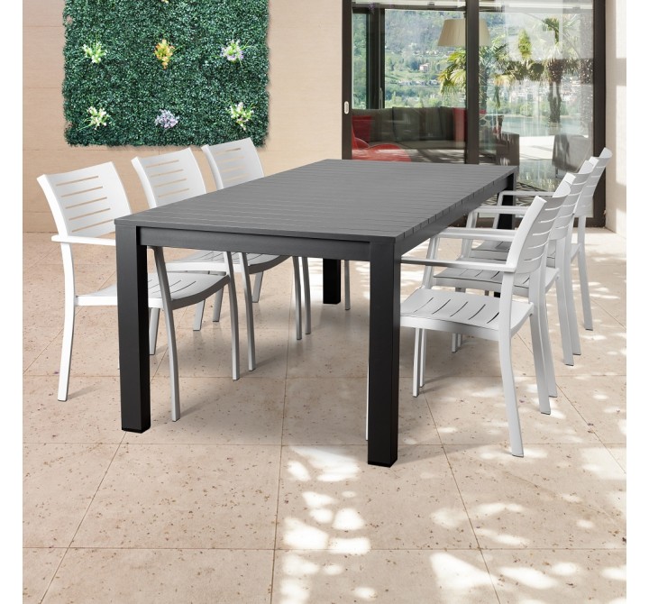 Atlantic Noordam 7 Piece Rectangular Patio Dining Set