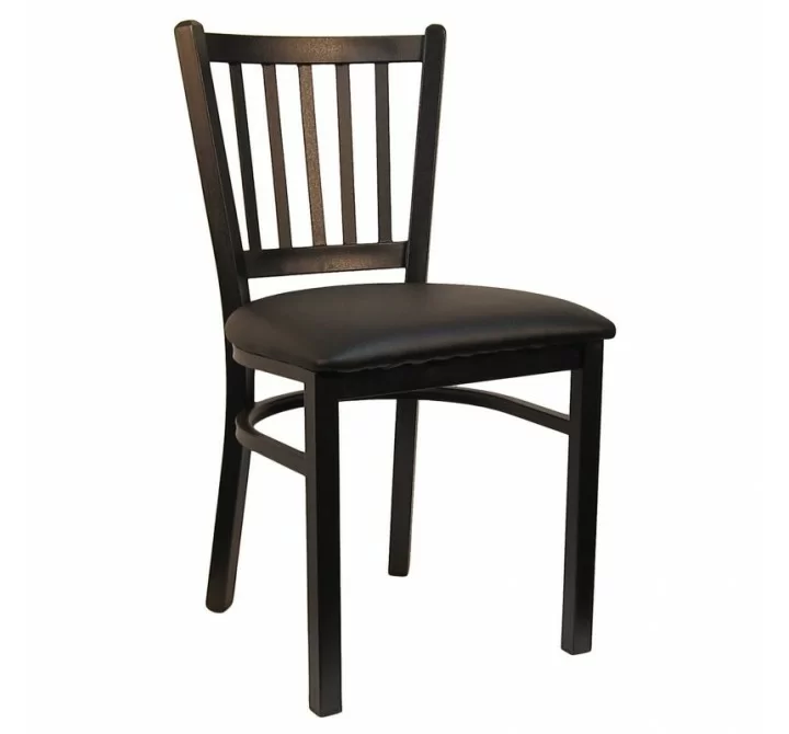 H&D Seating Vertical Back Metal Chair - Set of 2