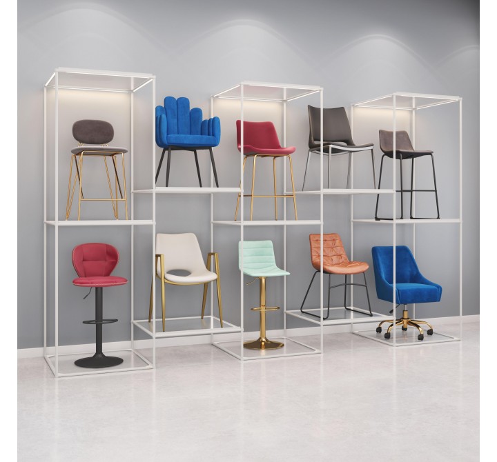 Zuo Chair Display Light Gray-Lifestyle 1