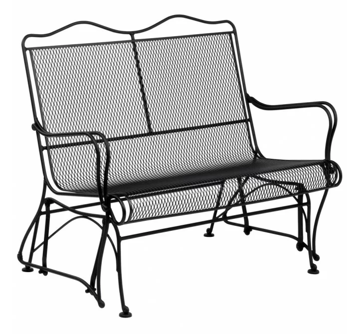 Woodard Tucson High-Back Gliding Love Seat