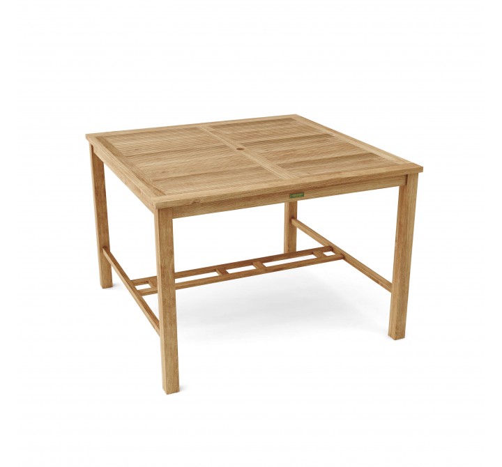 Anderson Teak Windsor 59-inch Square Bar Table-1