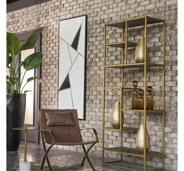 Sunpan Willis Lounge Chair - Brown Leather - Lifestyle