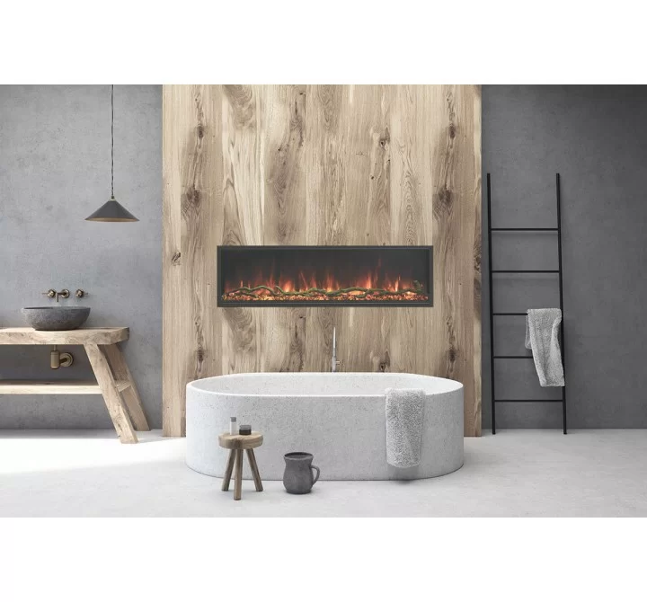 Modern Flames Landscape Pro Slim 44" / 56'' / 68'' / 80'' / 96'' Single-Sided Built-In Electric Fireplace - Lifestyle