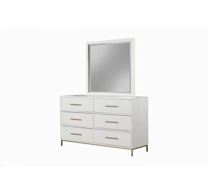 Alpine Furniture Madelyn Mirror - Angled