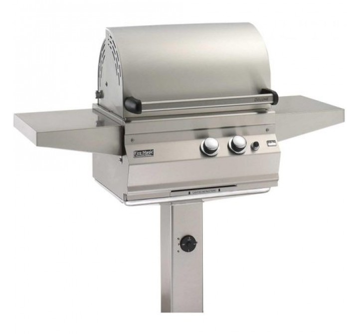Fire Magic Legacy Deluxe Natural Gas Grill On In-ground Post