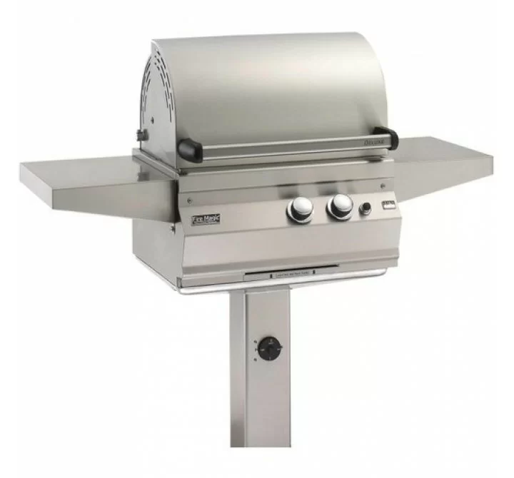 Fire Magic Legacy Deluxe Natural Gas Grill On In-ground Post