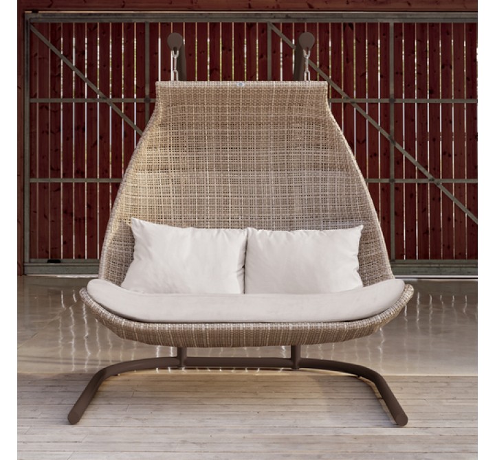 Skyline Design Paloma Double Hanging Chair with Sunbrella Cushion