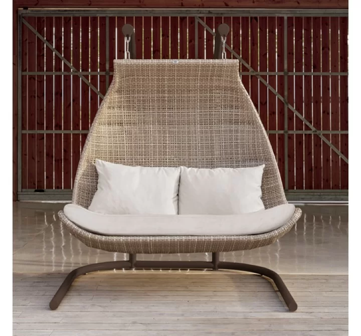 Skyline Design Paloma Double Hanging Chair with Sunbrella Cushion