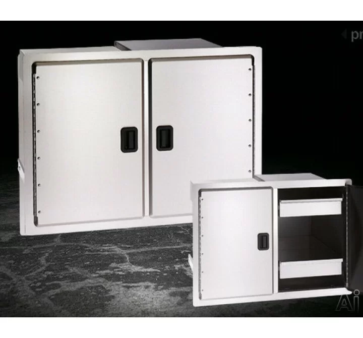 Fire Magic Legacy Double Door w Dual Drawers and Trash Tray