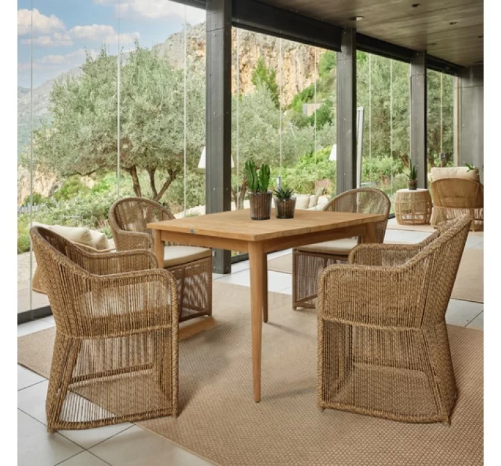 Skyline Design Calixto Dining Armchair with Sunbrella Cushion
