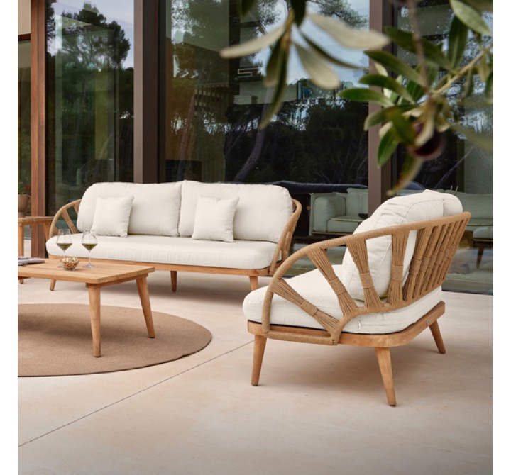 Skyline Design Krabi Sofa with Sunbrella Cushion Set