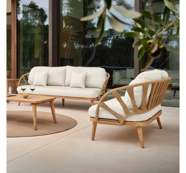 Skyline Design Krabi 7-Piece Seating Set with Sunbrella Cushions Sofa and Chair