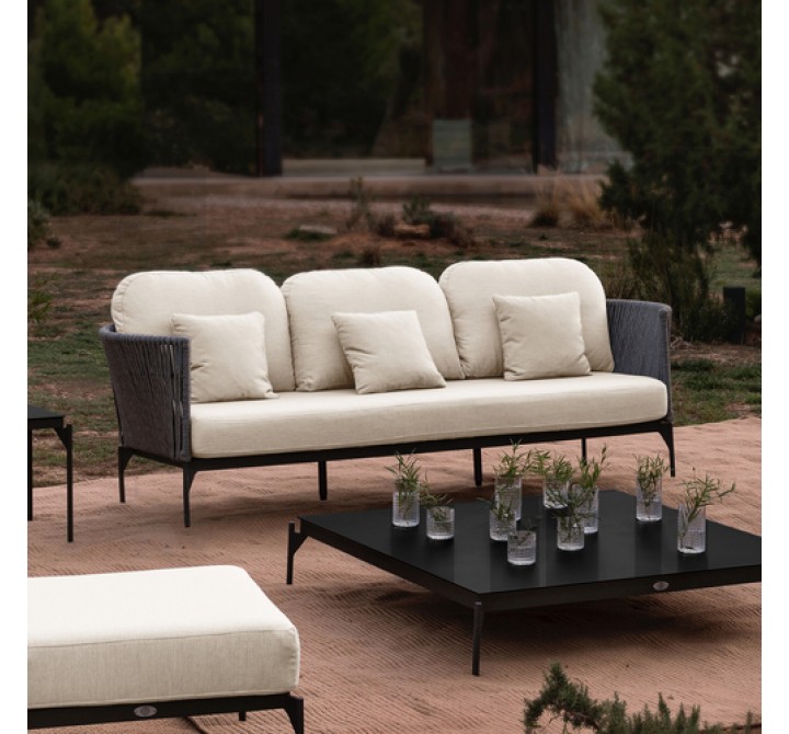 Skyline Design Boston Sofa with Sunbrella Cushion Outdoor View