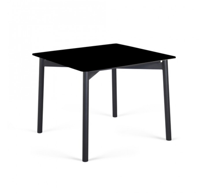 Skyline Design Rodona Square Dining Table with Glass