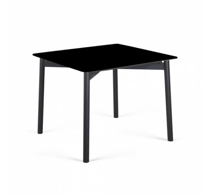 Skyline Design Rodona Square Dining Table with Glass