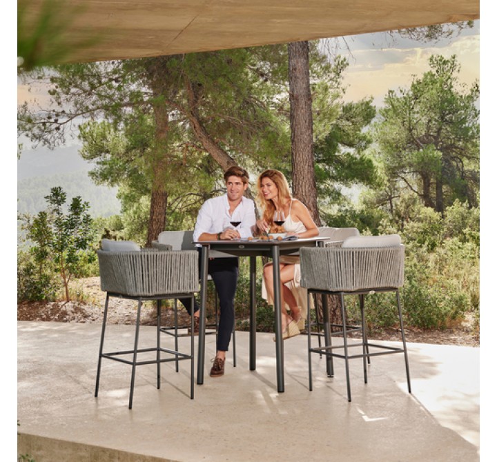 Skyline Design Boston 5-Piece Pub Set with Sunbrella Cushions