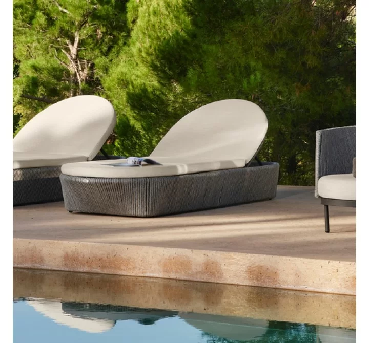 Skyline Design Boston Chaise Lounger with Sunbrella Cushion