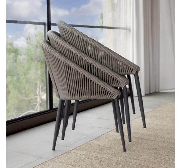 Skyline Design Rodona Dining Armchair with Sunbrella Cushion sET