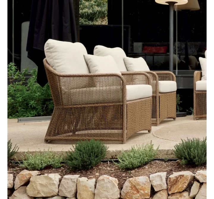 Skyline Design Calixto Armchair with Sunbrella Cushion Set View