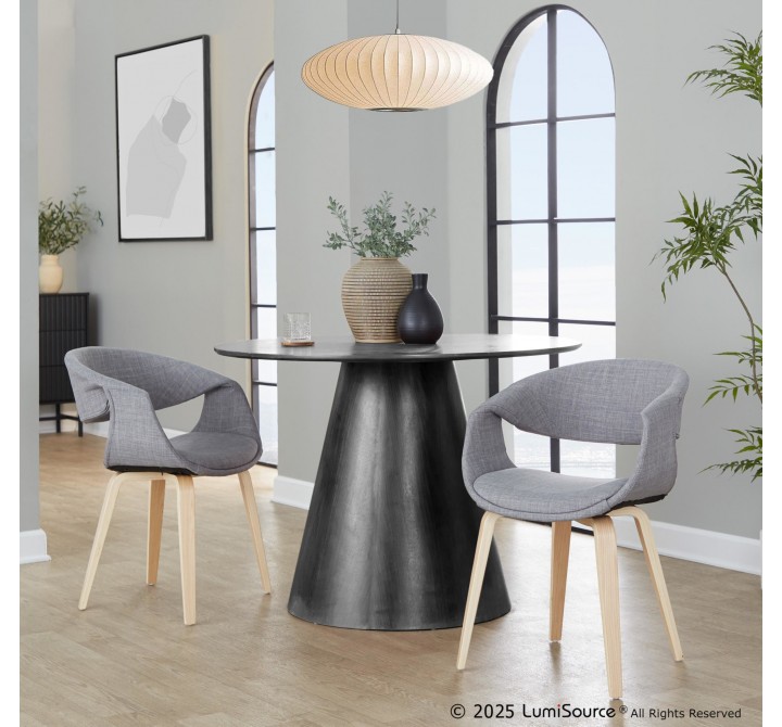 Curvo Upholstered Chair - Set of 2