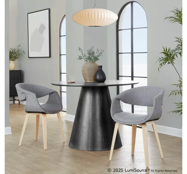 Curvo Upholstered Chair - Set of 2