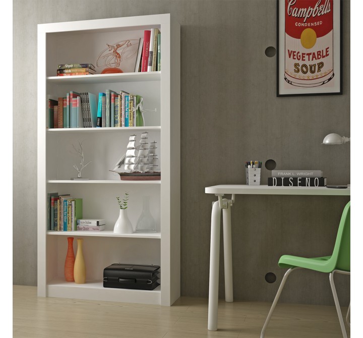 Olinda Bookcase 1.0 - White - Actual