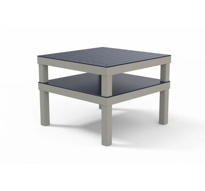 Telescope Casual Leeward Marine Grade Polymer 28.5" x 28.5" Marine Grade Polymer Top Corner Table