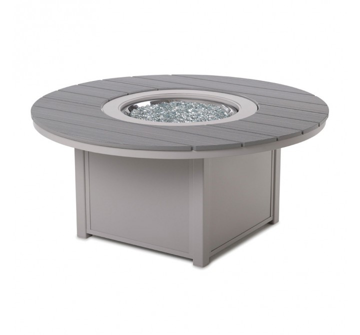 Telescope Casual Rustic Polymer 54" Round Fire Table