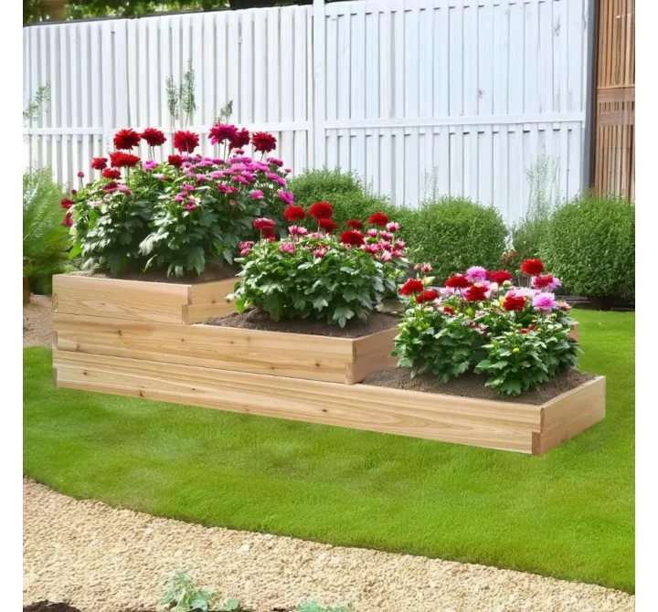 3-Step Tiered Garden Box - Lifestyle